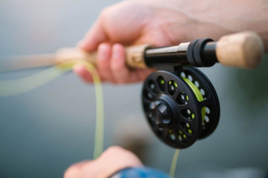 Fly Fishing With An Indicator Rod And Net